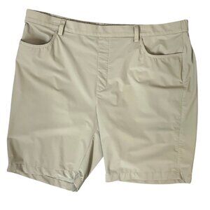 🏌️‍♂️ Greg Norman Men’s Performance Golf Shorts Beige Khaki Stretch - XL